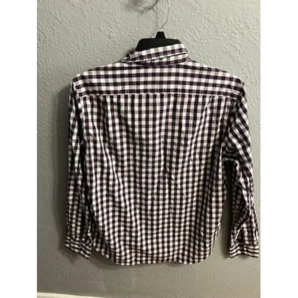 J. Crew Men's‎ Plaid Button Up Long Sleeve Shirt Size Large Slim Fit
